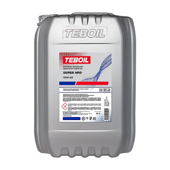 Масло моторное TEBOIL Super HPD, (ACEA E7), SAE 10W40, 20 л, API CI-4/SL, полусинтетическое, (двиг. дизельный)
