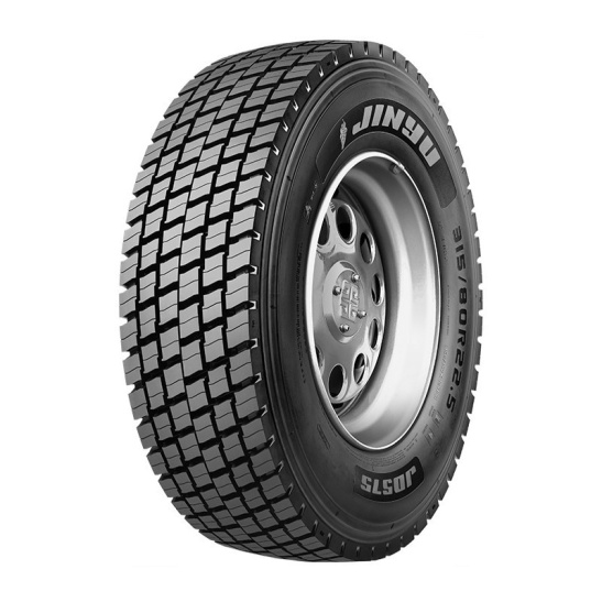Шина 295/80R22,5 Jinyu JD575, нс18, 152/149L, б/к, ведущая, M+S, (Джинью), Вьетнам, (3PMSF)