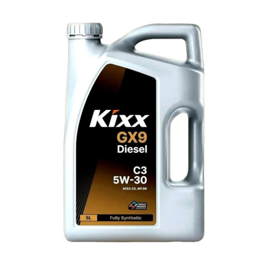 Масло моторное KIXX GX9 Diesel C3 SAE 5W30, 5 л, API SN, синтетическое, (двиг. дизельный), (замена D1 RV C3)