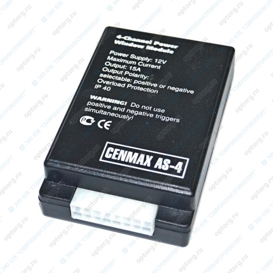 * Модуль  управления стеклоподъемниками (на 4 стекла) 12 В. ("AS-4" CENMAX), универсальный