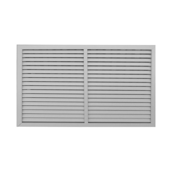 Решетка радиаторная ПВХ 0,6x0,9 м, белая