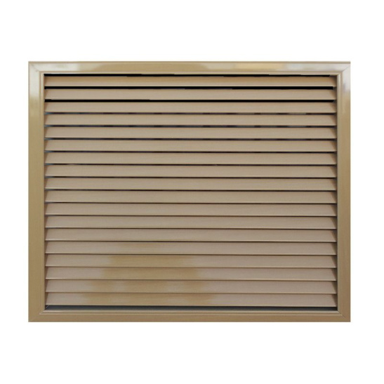 Решетка радиаторная ПВХ 0,6x0,6 м, бук темный