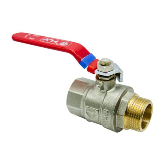 Кран шаровый STI вода рычаг вн/нар Ду-15 Ру-16 