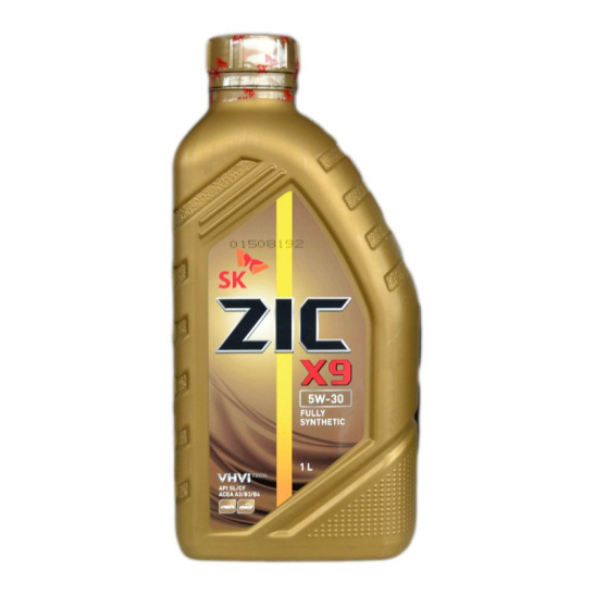 Масло моторное ZIC X9 SAE 5W30, 1 л, API SL/CF, синтетическое