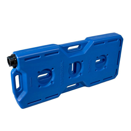 Канистра экспедиционная (20 л.) плоская, армированный пластик (для ГСМ, топлива, масла и тех.жидкостей) "экстрим"