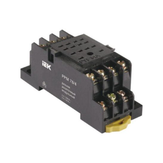 Разъем розеточный модульный РРМ78/4(PYF14A) для РЭК78/4(MY4) IEK (RRP20D-RRM-4)