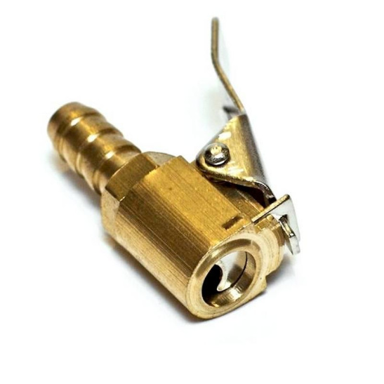 Насадка Ø 8 мм. (наконечник "елочка") для насоса накачки шин (колес) МЕТАЛЛ-ЕВРО быстросъемная, Cr-V (на шланг подкачки) 73410