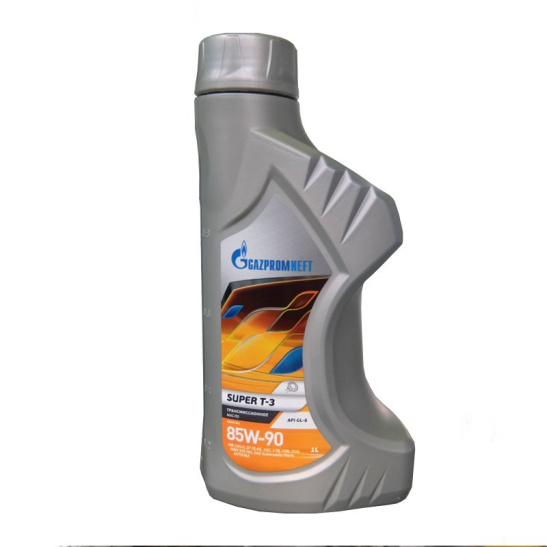 Масло трансмиссионное Gazpromneft Super T-3 SAE 85W90, 1 л, GL-5(ТМ-5), минеральное, для МКПП, мост