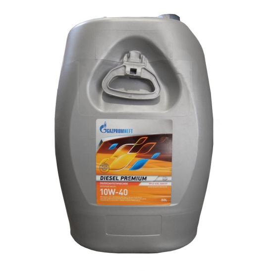Масло моторное Gazpromneft Diesel Premium SAE 10W40, 50 л, API CI-4, полусинтетическое, (двиг. турбодизельный)