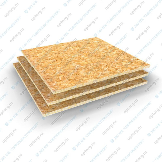 Плита OSB-3 (ОСП-ЭкоДом) 9x1250x2500 мм, Калевала, Россия