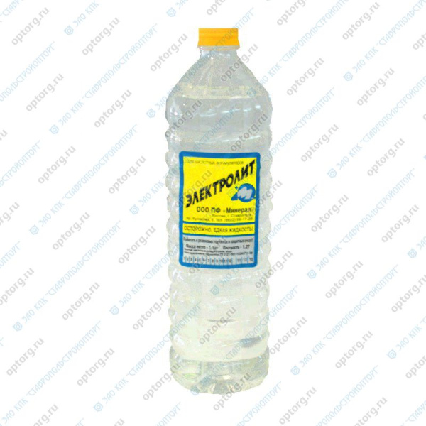 Электролит кислотный Р=1.4  0,9л (1,26кг) корректирующий