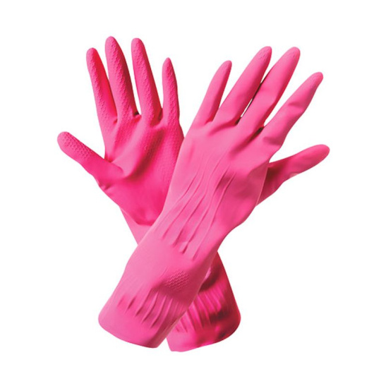 Перчатки хозяйственные латексные "Лотос" р.XL 