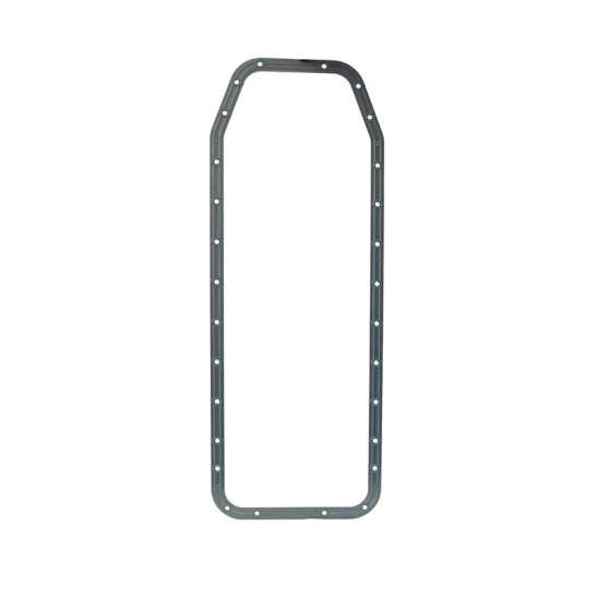 СТР 1009031-02СБ  Прокладка поддона картера блока цилиндров двигателя (без желоба), металлизированная, силикон (АО "Строймаш")