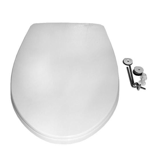 Сиденье для унитаза СУ 73.15.00 К "ЭЛИССА-Н" КРМ (с метал. креплением)