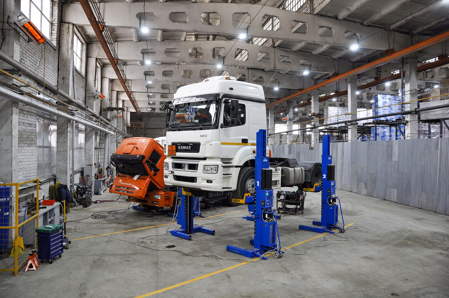 Открытие новой станции технического обслуживания коммерческого транспорта